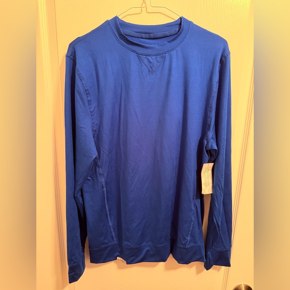 Holloway Men's Ventura Collection Soft Knit Crewneck Sweater in Royal Blue - S